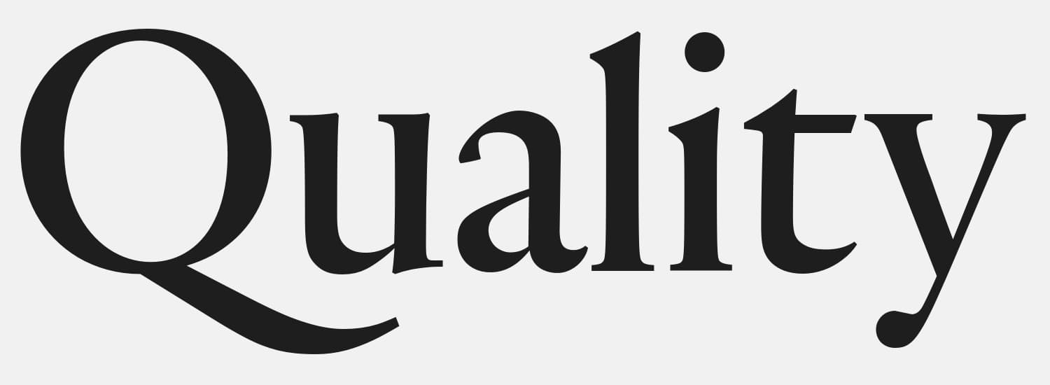 Quality Fonts